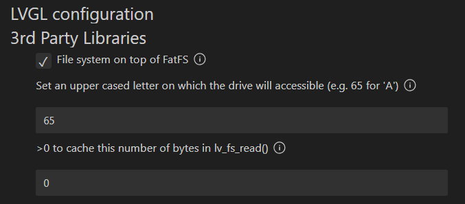 LVGL Config