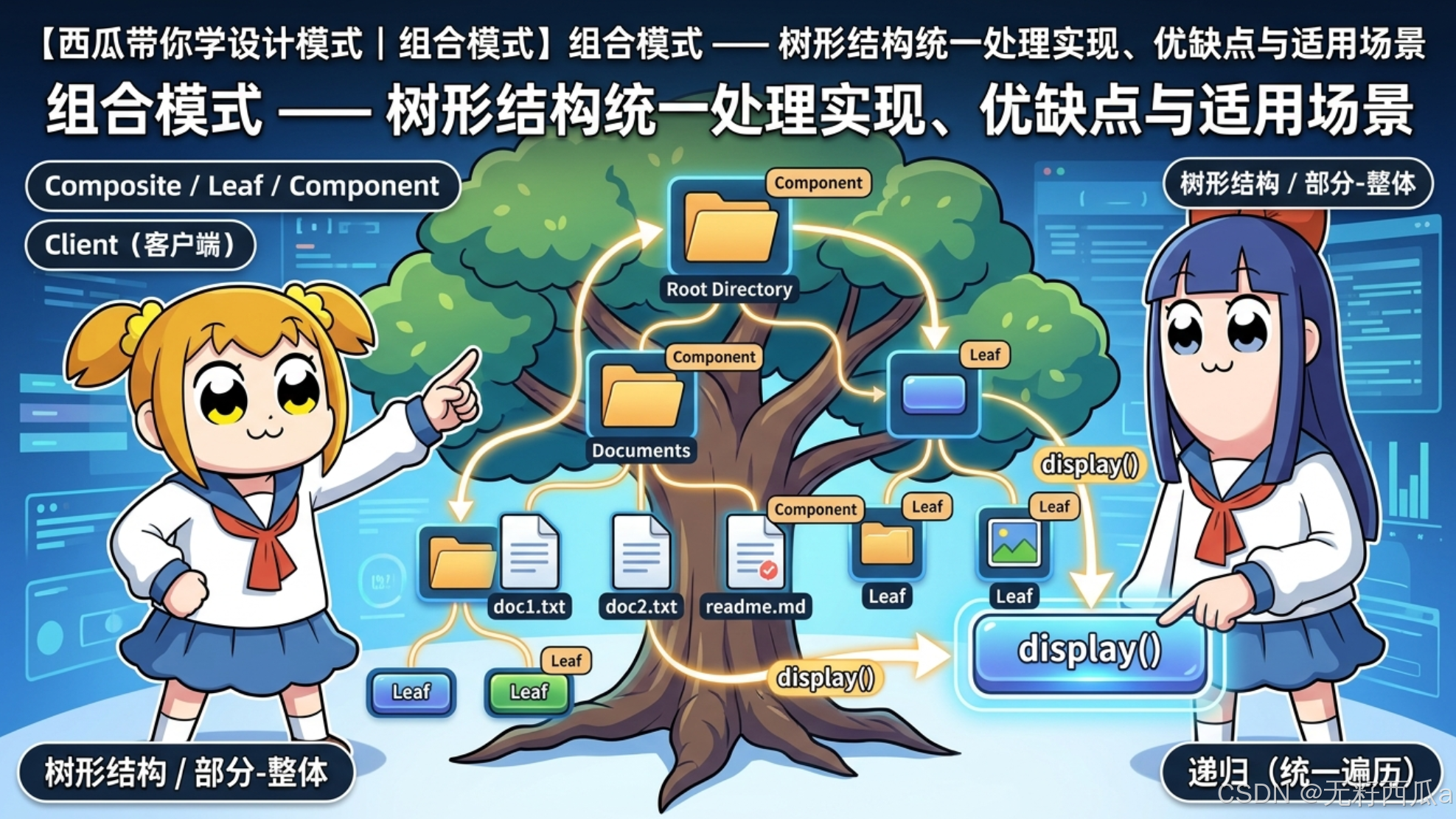 层级结构示意