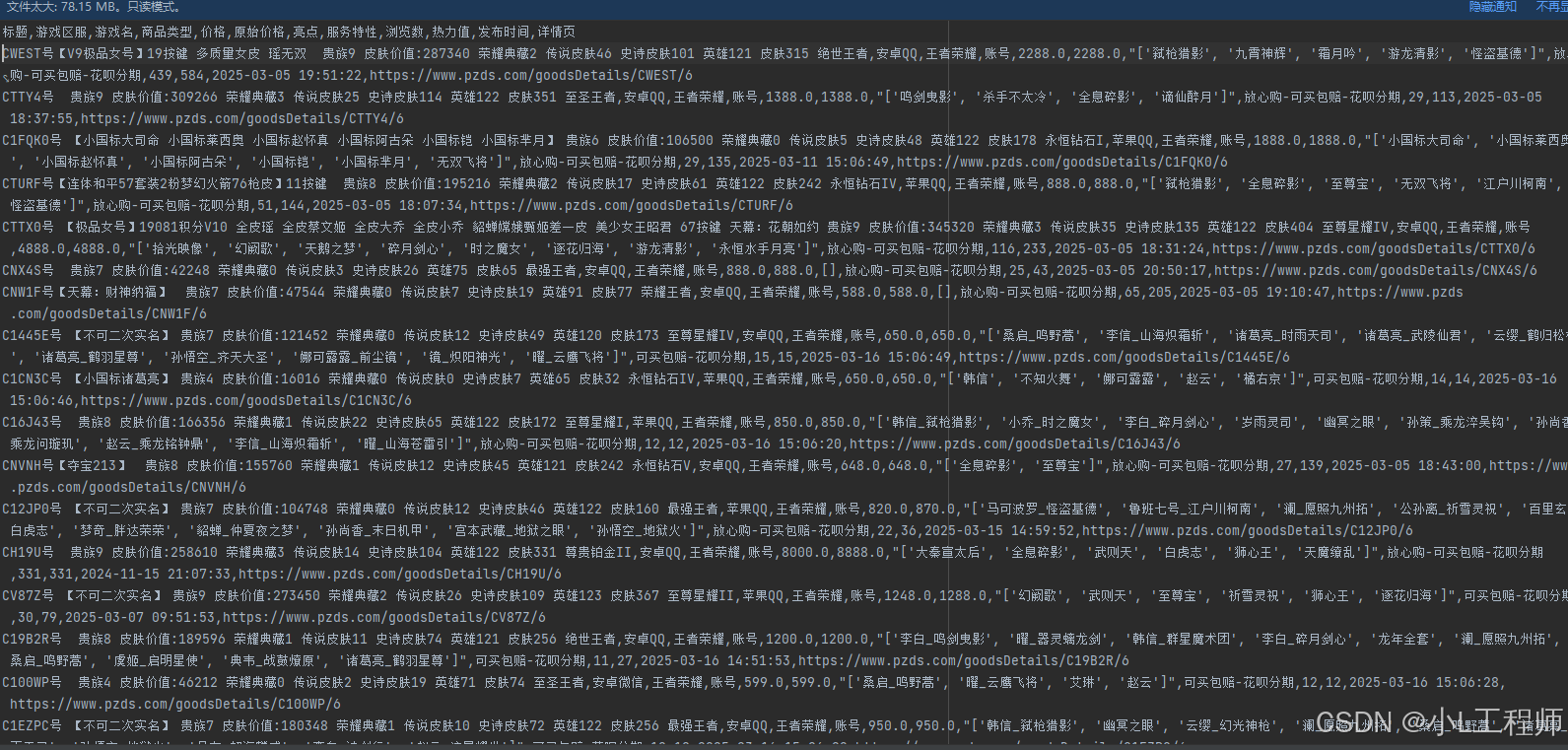 Collected Data Sample 2