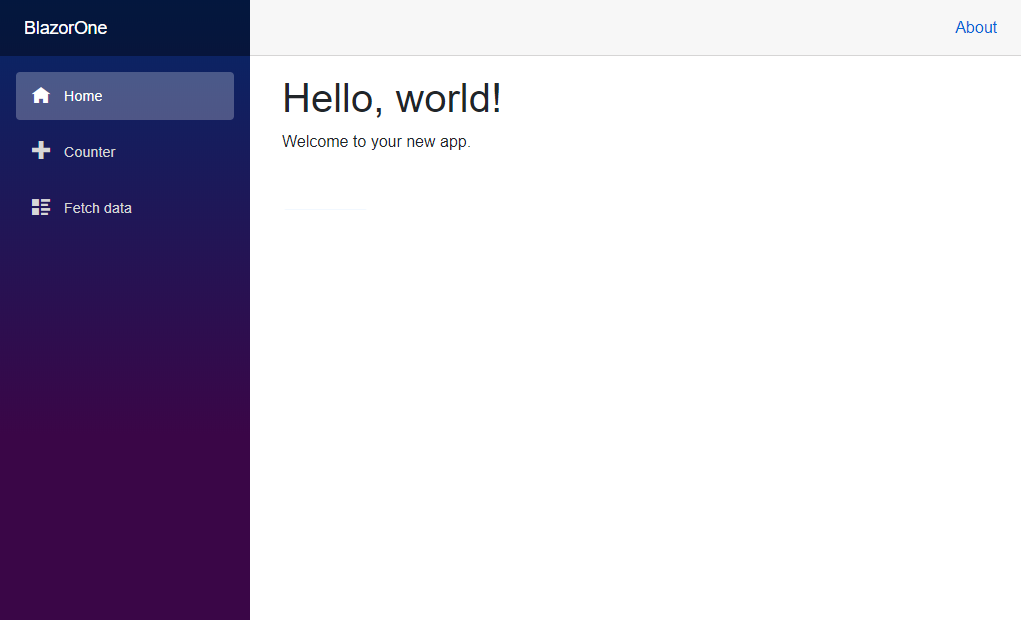 Blazor 效果1