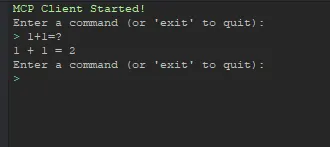 Client Output