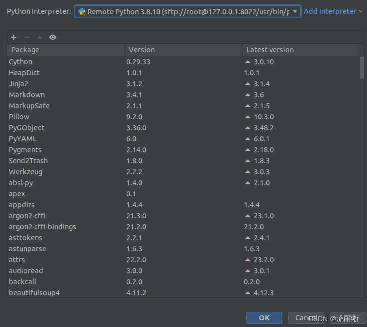 PyCharm Loading Environment