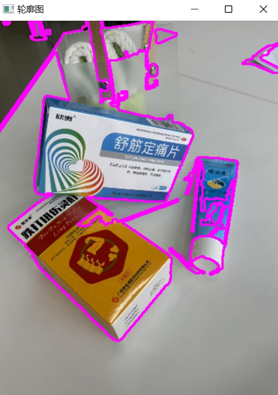 轮廓检测效果