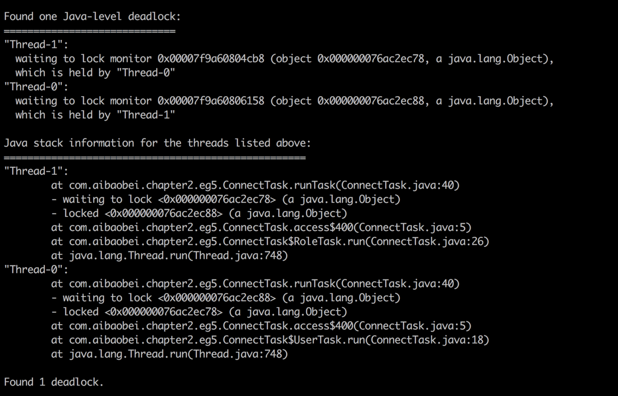 Deadlock Detection